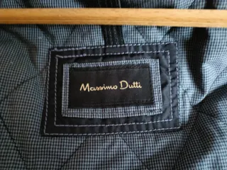 Parka Negra Massimo Dutti