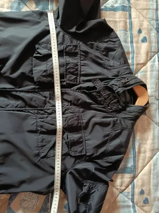 Parka Negra Massimo Dutti