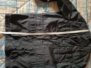 Parka Negra Massimo Dutti