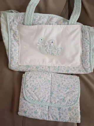 Bolsa de bebé con patitos