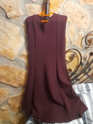 Vestido morado Zara