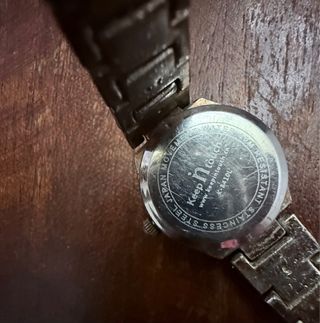 Reloj Keep in Touch Marrón y Plateado