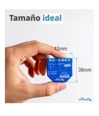 Shelly Plus 1 Relé WiFi Bluetooth 16A Nuevo