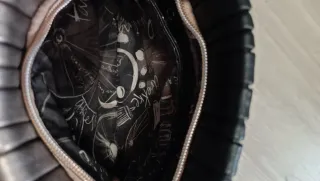 Bolso de mano Aneke plateado y dorado