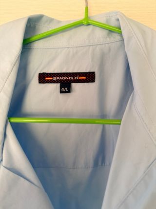 Camisa Espagnolo Azul Talla 4L