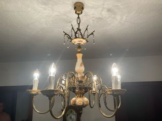 Lámpara de techo metal/cerámica/cristal