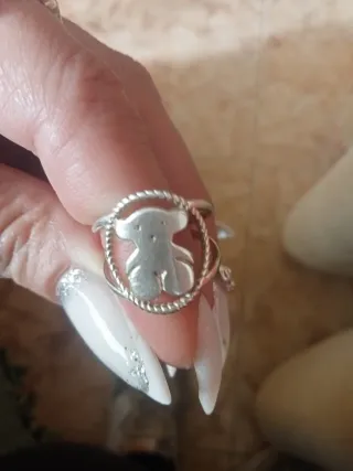 Anillo Tous Oso Plata
