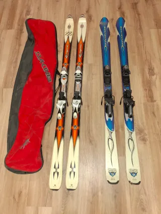 Esquís Rossignol con bolsa Dakine
