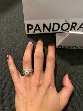 Doppio Anello Pandora Argento