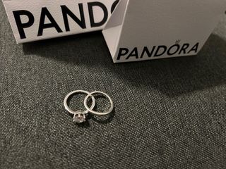 Doppio Anello Pandora Argento