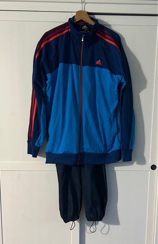Chándal Adidas Talla XL Azul/Rojo
