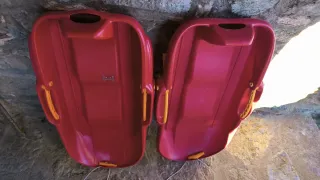 Trineo Doble Decathlon Rojo