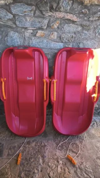 Trineo Doble Decathlon Rojo