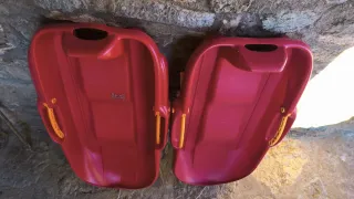 Trineo Doble Decathlon Rojo