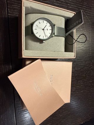 Reloj Parfois verde y plateado