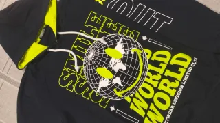 Felpa blu da ragazzo 16 anni con stampa smile