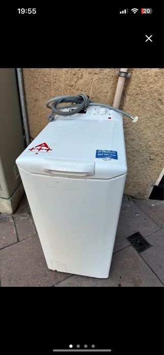 Lavadora Hoover Carga Superior Blanca