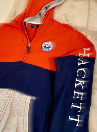 Sudadera con capucha Hackett cremallera 13-14 años