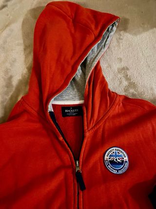 Sudadera con capucha Hackett cremallera 13-14 años