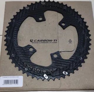 Plato Carbon Ti 55 dientes 110 BCD 4 brazos