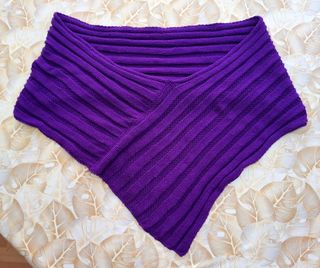 Scaldacollo a bandana viola