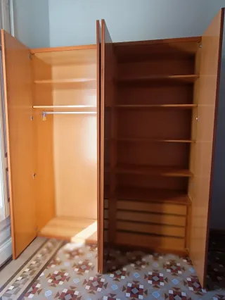 Armario Ropero 4 Puertas Modular Madera