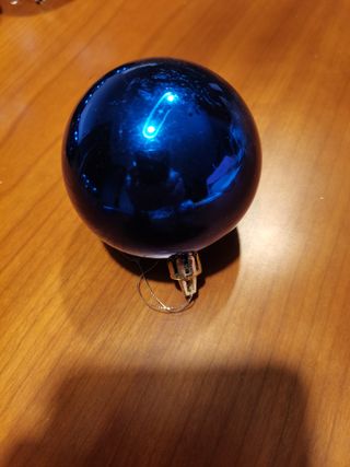 Bolas de Navidad Azules (Plástico)