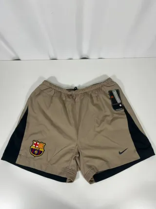 Shorts Nike FC Barcelona 2003-2005 Beige/Negro