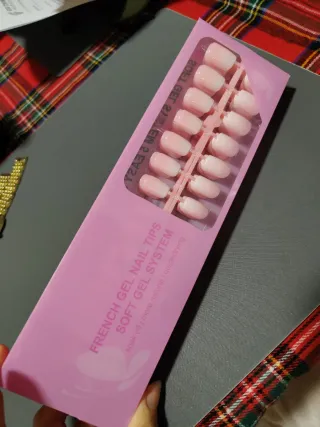 French Gel Nail Tips Soft Gel System