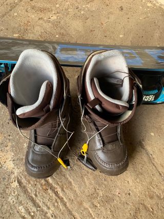 Tabla Snowboard Burton con Fijaciones