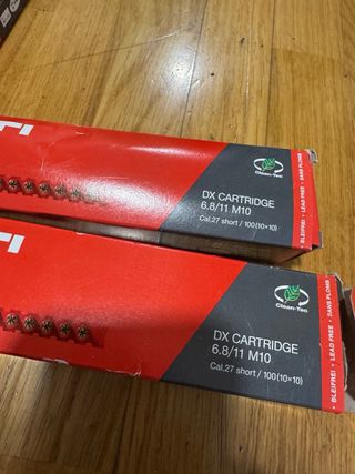 Cartuchos Hilti DX 6.8/11 M10