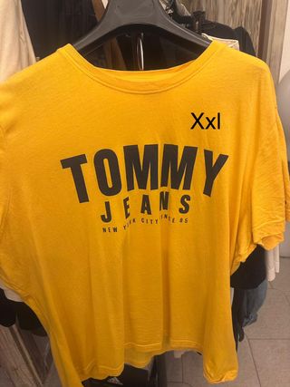 T-shirt Tommy Hilfiger XXL Gialla