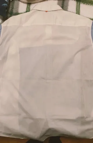 Camisa Boss Blanca y Azul Hombre