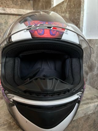 Casco LS2 Mariposas Moradas