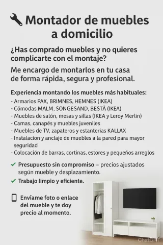 Montador de muebles