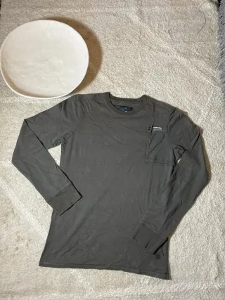 G-Star Camiseta Manga Larga Verde Oliva