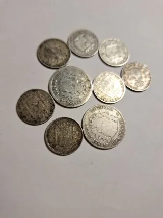 Monedas Alfonso XIII 1892-1926