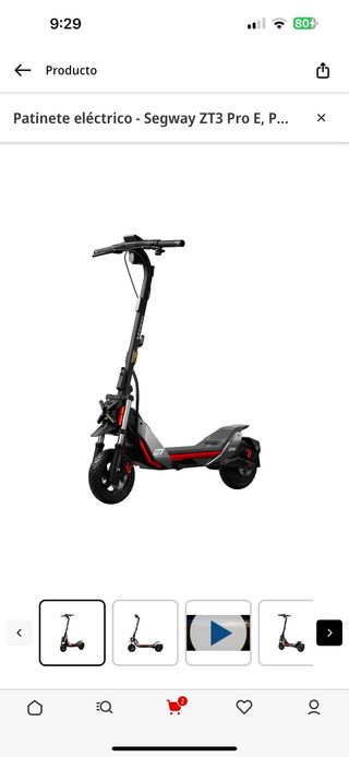Patinete eléctrico Segway ZT3 Pro