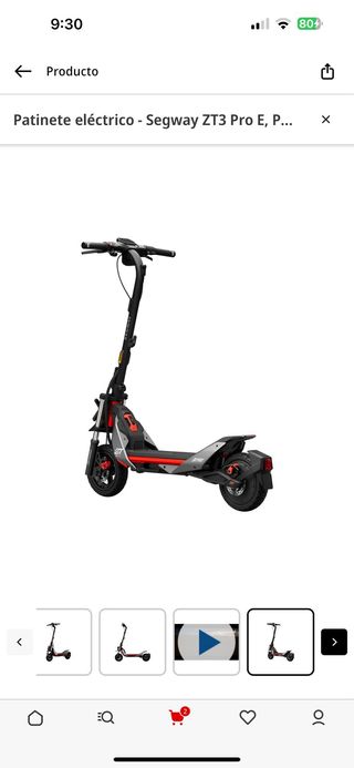 Patinete eléctrico Segway ZT3 Pro