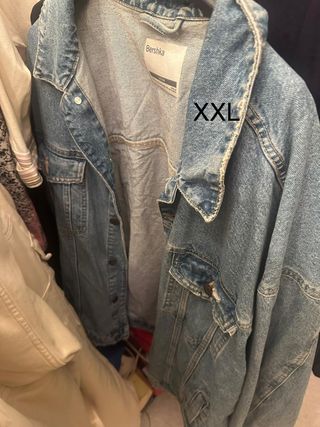 Giacca di jeans Bershka XXL