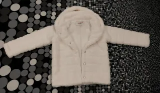 Abrigo pelo blanco Don't Call Me Jennifer