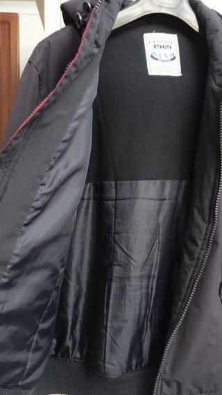 Chaqueta acolchada azul hombre