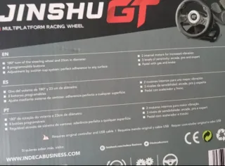 Volante Indeca Jinshu GT PS3/PS4/Xbox/PC/Switch