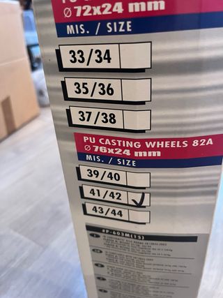 Pattini in-line taglia 41/42