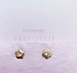 Orecchini Brosway fiore oro