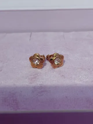 Orecchini Brosway fiore oro