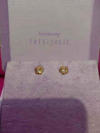 Orecchini Brosway fiore oro