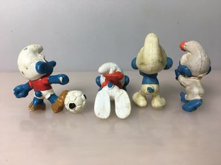Figure di Puffi lotto 10 puffi smurfs vintage
