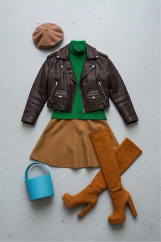 Nuevas Botas altas marrones tacón