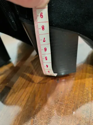 Botines tacón Venca Serraje Negro Talla 37